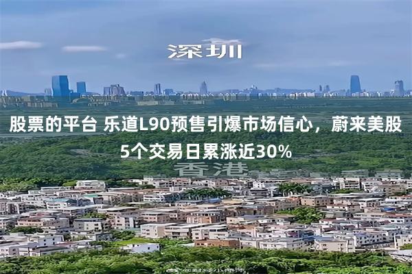 股票的平台 乐道L90预售引爆市场信心，蔚来美股5个交易日累涨近30%