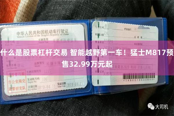 什么是股票杠杆交易 智能越野第一车！猛士M817预售32.99万元起