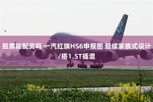 股票能配资吗 一汽红旗HS6申报图 延续家族式设计/搭1.5T插混