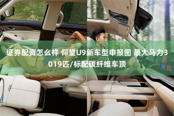 证券配资怎么样 仰望U9新车型申报图 最大马力3019匹/标配碳纤维车顶