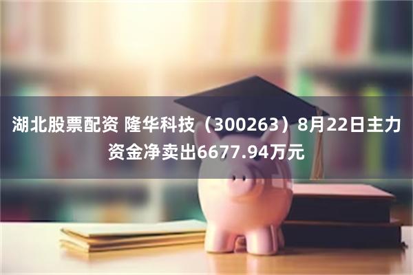湖北股票配资 隆华科技（300263）8月22日主力资金净卖出6677.94万元