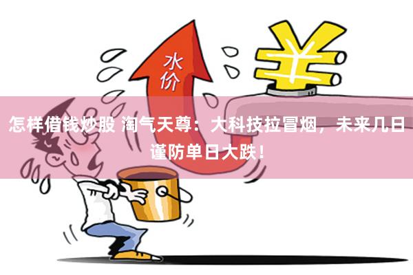 怎样借钱炒股 淘气天尊：大科技拉冒烟，未来几日谨防单日大跌！