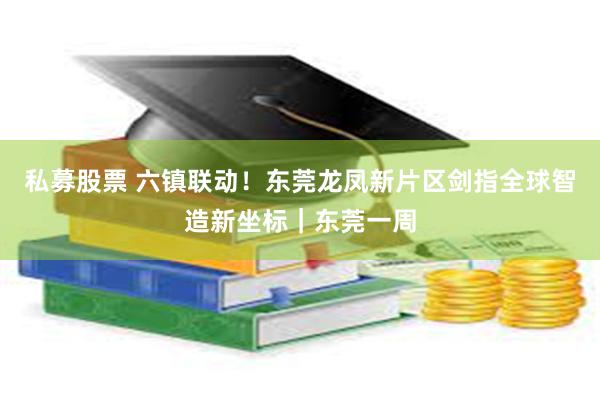 私募股票 六镇联动！东莞龙凤新片区剑指全球智造新坐标｜东莞一周